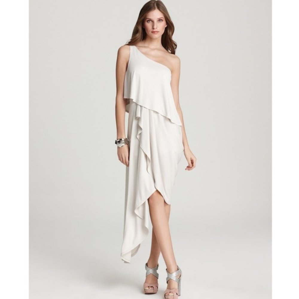 NWT BCBG MAXAZRIA Katrina one shoulder dress